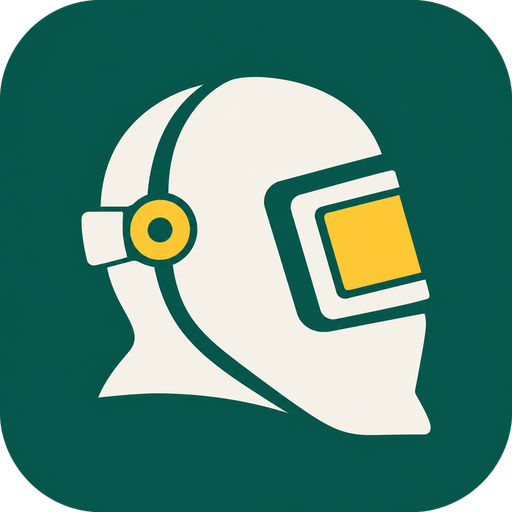 WELD: a welder's helmet